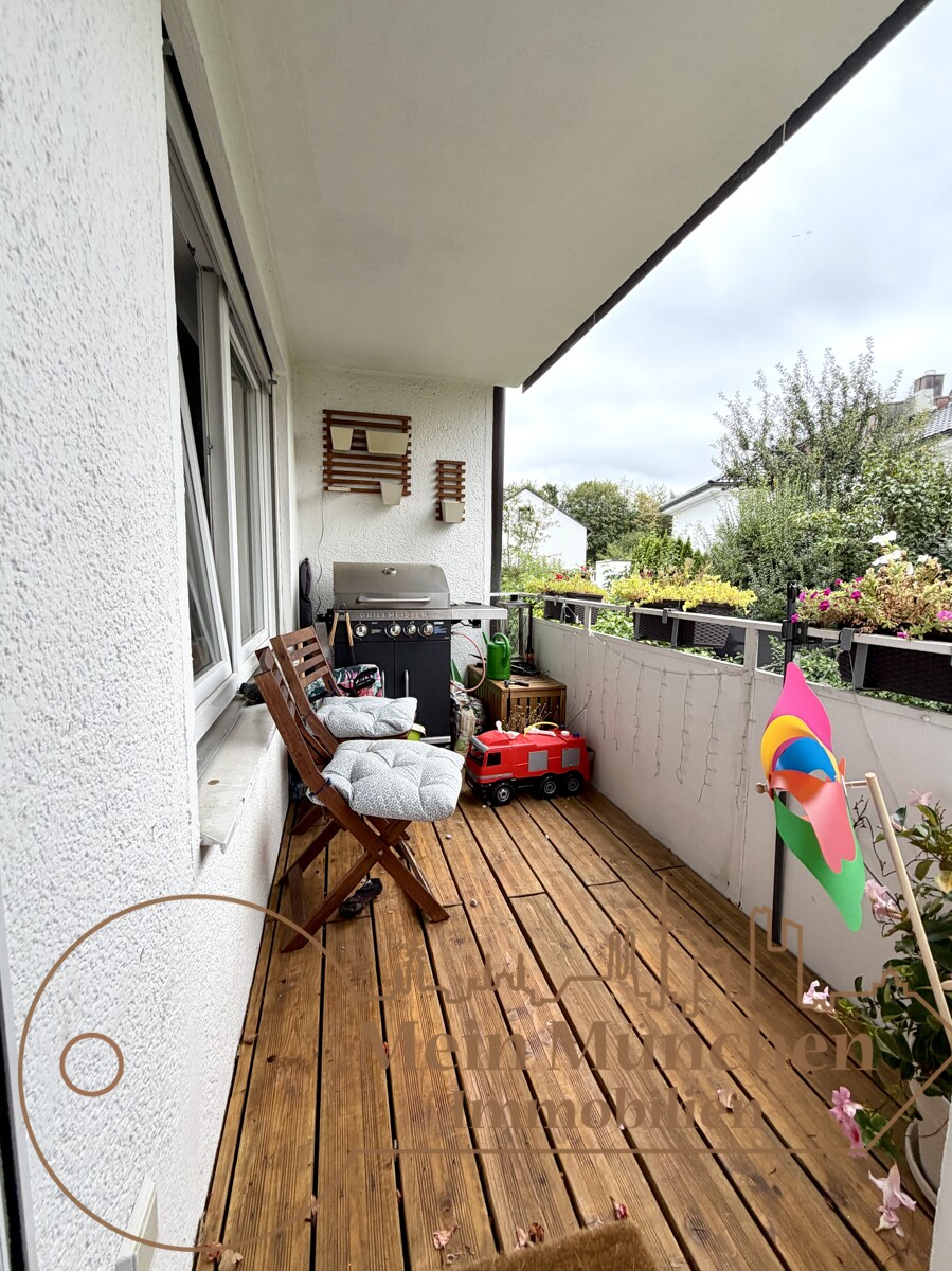 Balkon Erdgeschosswohnung Garching bei M�nchen