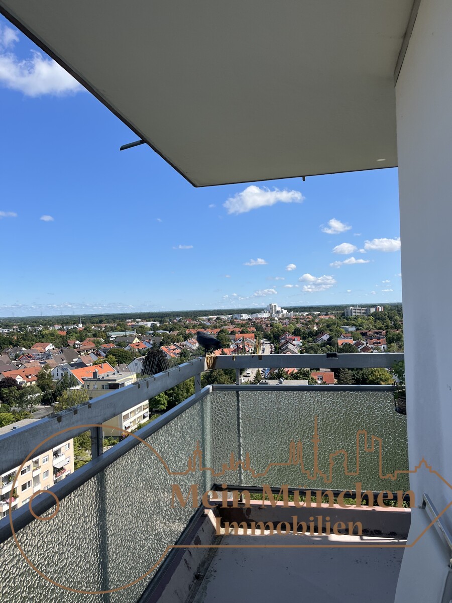 Balkon Nordost Etagenwohnung Unterschlei�heim