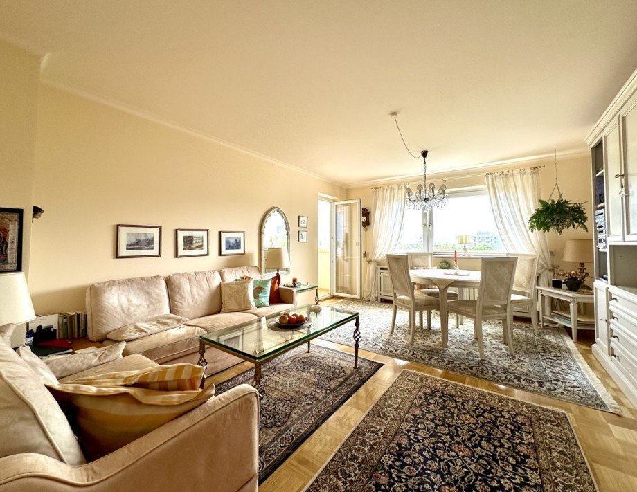 Wohnzimmer Etagenwohnung M�nchen
