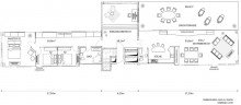 M�blierter Grundriss Befristet bis 31.04.2028: Repr�sentative Dachgeschosswohnung mit gro�z�giger Dachterrasse