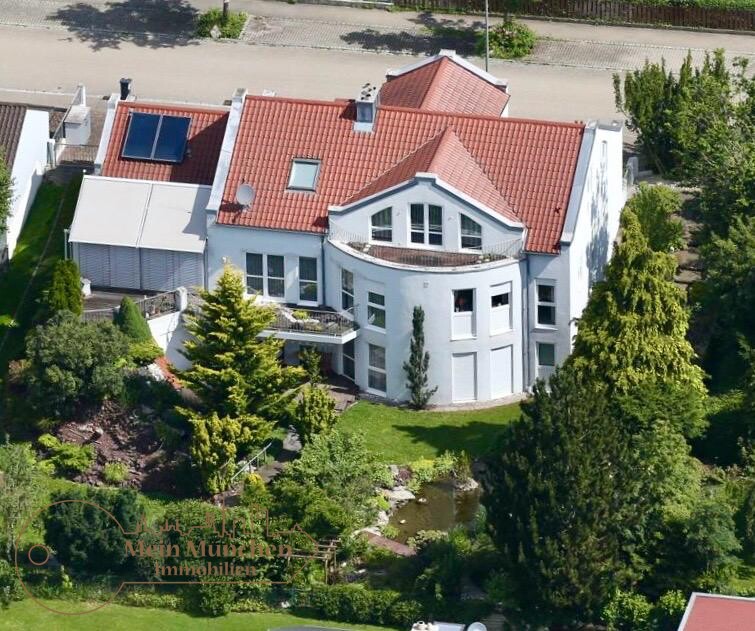 R�ckansicht G�nzburg / Nornheim Einfamilienhaus *K�uferprovisionsfrei*: Exklusive Villa mit separater Einliegerwohnung