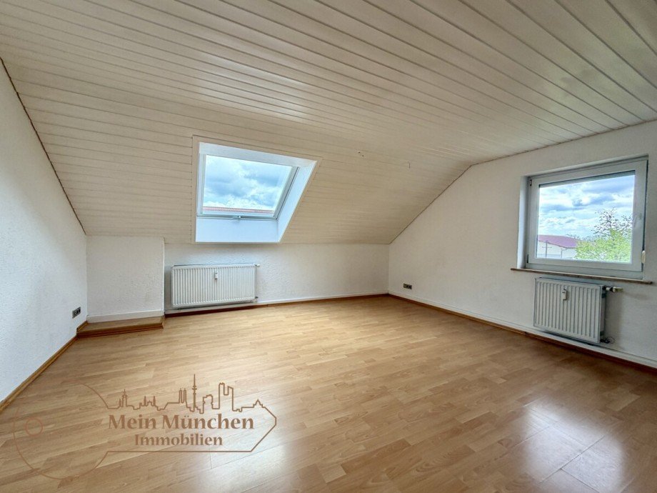 Wohnzimmer Dachgeschosswohnung M�nchen