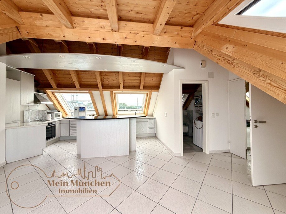 Offene K�che Dachgeschosswohnung Unterschlei�heim